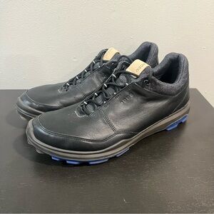 Ecco Biom Hybrid 3 Mens Golf Shoes Black Yak Leather Gore-tex Sz 12